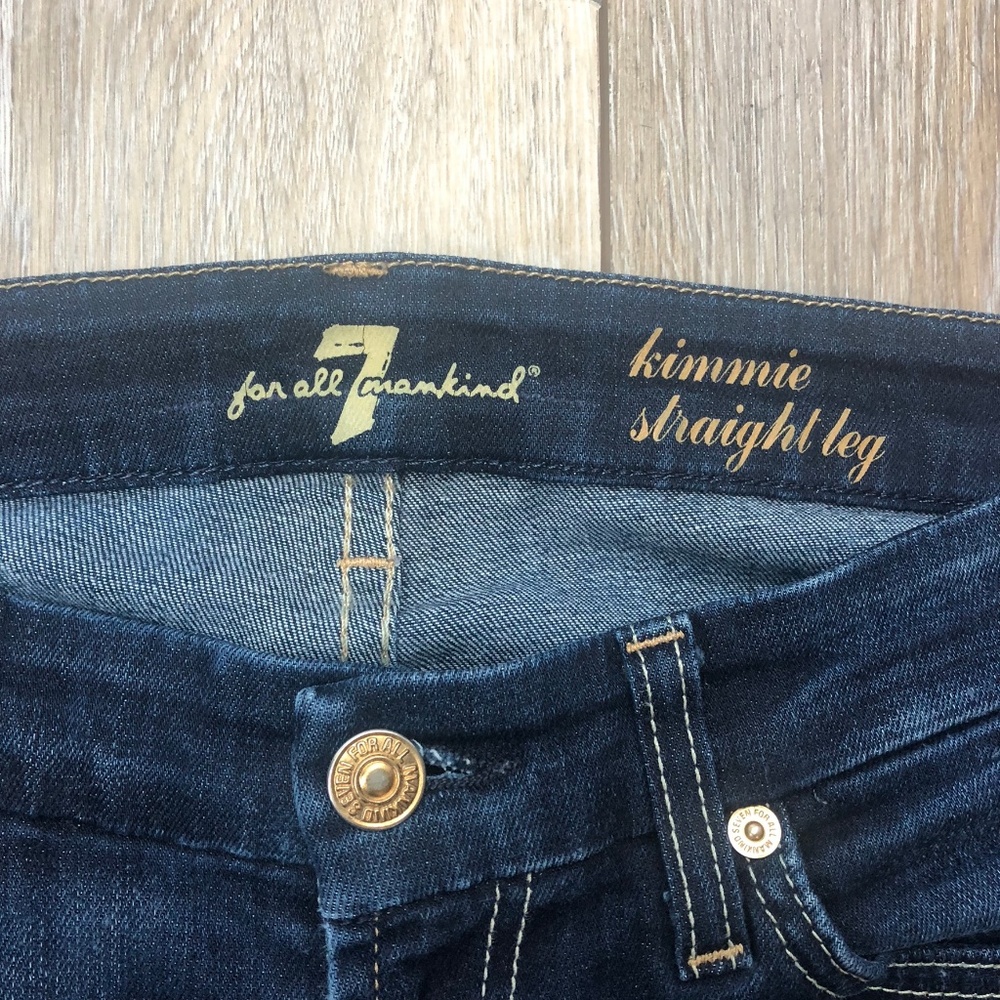 7 For all Mankind Kimmie Straight Leg Jean Size 29 - Picture 3 of 8